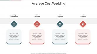 Average Cost Wedding In Powerpoint And Google Slides Cpb
