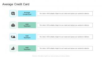 Average Credit Card In Powerpoint And Google Slides Cpb