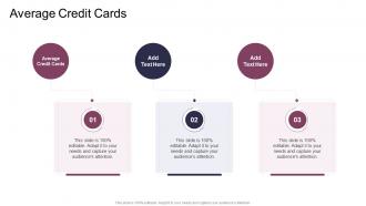 Average Credit Cards In Powerpoint And Google Slides Cpb