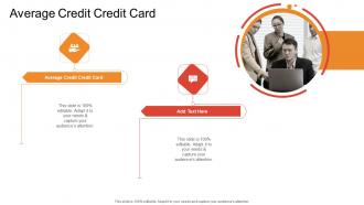 Average Credit Credit Card In Powerpoint And Google Slides Cpb