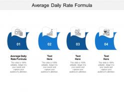 Average daily rate formula ppt powerpoint presentation professional designs download cpb