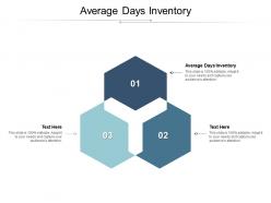 Average days inventory ppt powerpoint presentation portfolio smartart cpb