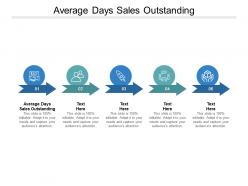 Average days sales outstanding ppt powerpoint presentation show ideas cpb