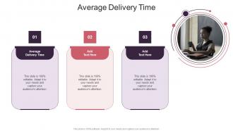 Average Delivery Time In Powerpoint And Google Slides Cpb