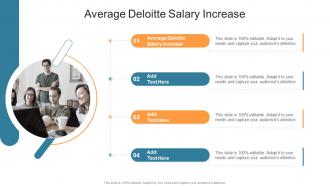 Average Deloitte Salary Increase In Powerpoint And Google Slides Cpb
