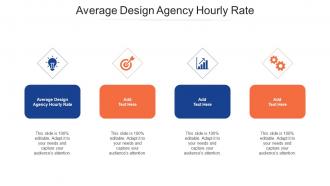 Average Design Agency Hourly Rate Ppt Powerpoint Presentation Summary Vector Cpb