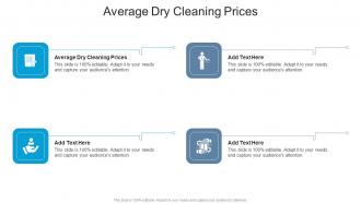 Average Dry Cleaning Prices In Powerpoint And Google Slides Cpb