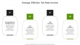 Average Effective Tax Rate Income In Powerpoint And Google Slides Cpb
