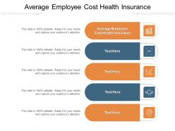 Average employee cost health insurance ppt powerpoint presentation summary good cpb