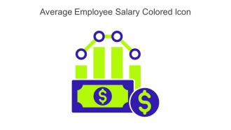 Average Employee Salary Colored Icon In Powerpoint Pptx Png And Editable Eps Format