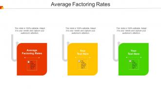 Average Factoring Rates Ppt Powerpoint Presentation Picture Cpb