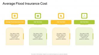 Average Flood Insurance Cost In Powerpoint And Google Slides Cpb