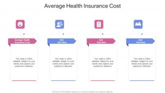 Average Health Insurance Cost In Powerpoint And Google Slides Cpb