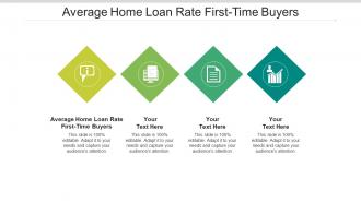 Average home loan rate first time buyers ppt powerpoint presentation layouts portrait cpb