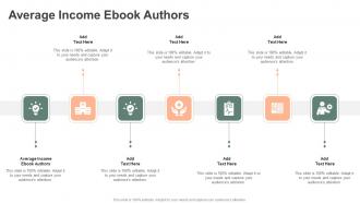 Average Income Ebook Authors In Powerpoint And Google Slides Cpb