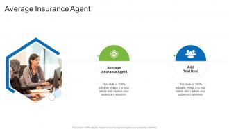 Average Insurance Agent In Powerpoint And Google Slides Cpb