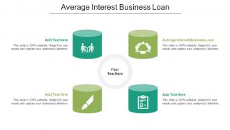 Average Interest Business Loan Ppt Powerpoint Presentation Icon Shapes Cpb