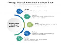 Average interest rate small business loan ppt powerpoint presentation gallery skills cpb