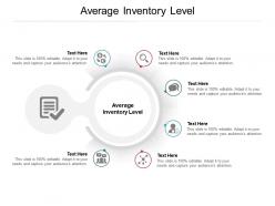 Average inventory level ppt powerpoint presentation show model cpb