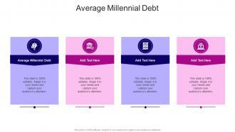 Average Millennial Debt In Powerpoint And Google Slides Cpb