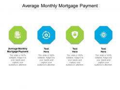 Average monthly mortgage payment ppt powerpoint presentation styles ideas cpb