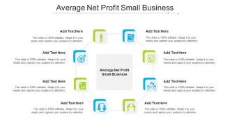 Average Net Profit Small Business Ppt Powerpoint Presentation Layouts Cpb