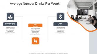 Average Number Drinks Per Week In Powerpoint And Google Slides Cpb