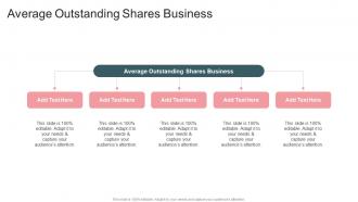Average Outstanding Shares Business In Powerpoint And Google Slides Cpb
