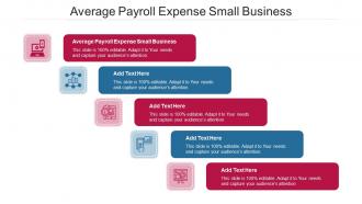 Average Payroll Expense Small Business In Powerpoint And Google Slides Cpb