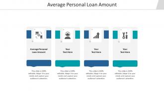 Average personal loan amount ppt powerpoint presentation model example introduction cpb