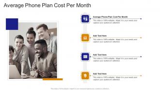 Average Phone Plan Cost Per Month In Powerpoint And Google Slides Cpb