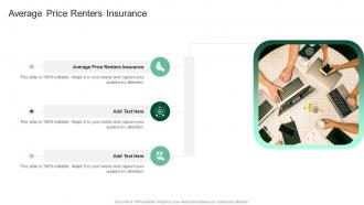 Average Price Renters Insurance In Powerpoint And Google Slides Cpb