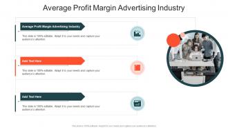 Average Profit Margin Advertising Industry In Powerpoint And Google Slides Cpb