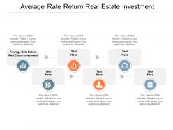 Average rate return real estate investment ppt powerpoint presentation model gridlines cpb