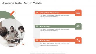 Average Rate Return Yields In Powerpoint And Google Slides Cpb