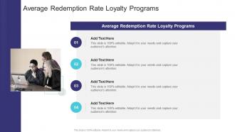 Average Redemption Rate Loyalty Programs In Powerpoint And Google Slides Cpb
