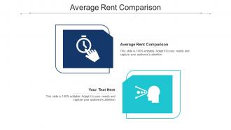 Average Rent Comparison Ppt Powerpoint Presentation File Structure Cpb