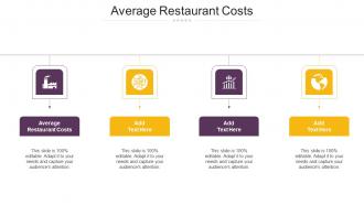 Average Restaurant Costs Ppt Powerpoint Presentation Show Portrait Cpb
