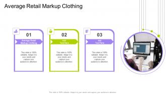 Average Retail Markup Clothing In Powerpoint And Google Slides Cpb