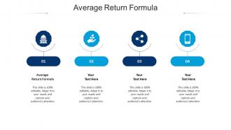Average return formula ppt powerpoint presentation show mockup cpb
