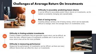 Average Return On Investments powerpoint presentation and google slides ICP Analytical Informative