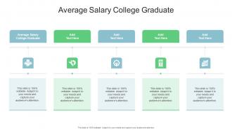 Average Salary College Graduate In Powerpoint And Google Slides Cpb