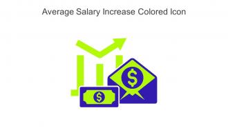 Average Salary Increase Colored Icon In Powerpoint Pptx Png And Editable Eps Format