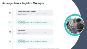 Average Salary Logistics Manager In Powerpoint And Google Slides Cpb