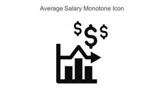 Average Salary Monotone Icon In Powerpoint Pptx Png And Editable Eps Format