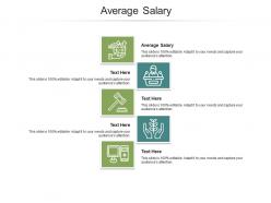 Average salary ppt powerpoint presentation inspiration tips cpb