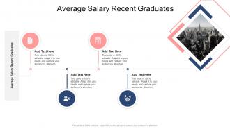 Average Salary Recent Graduates In Powerpoint And Google Slides Cpb