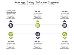 Average salary software engineer ppt powerpoint presentation outline inspiration cpb