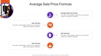 Average Sale Price Formula In Powerpoint And Google Slides Cpb