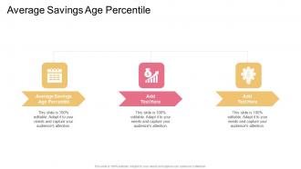Average Savings Age Percentile In Powerpoint And Google Slides Cpb